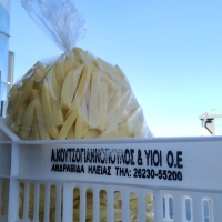 Αποφλοιωμένες Πατάτες Κομμένες για Τηγάνι